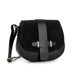 Geanta dama de umar din piele naturala DiAmanti Fabrice Neagra